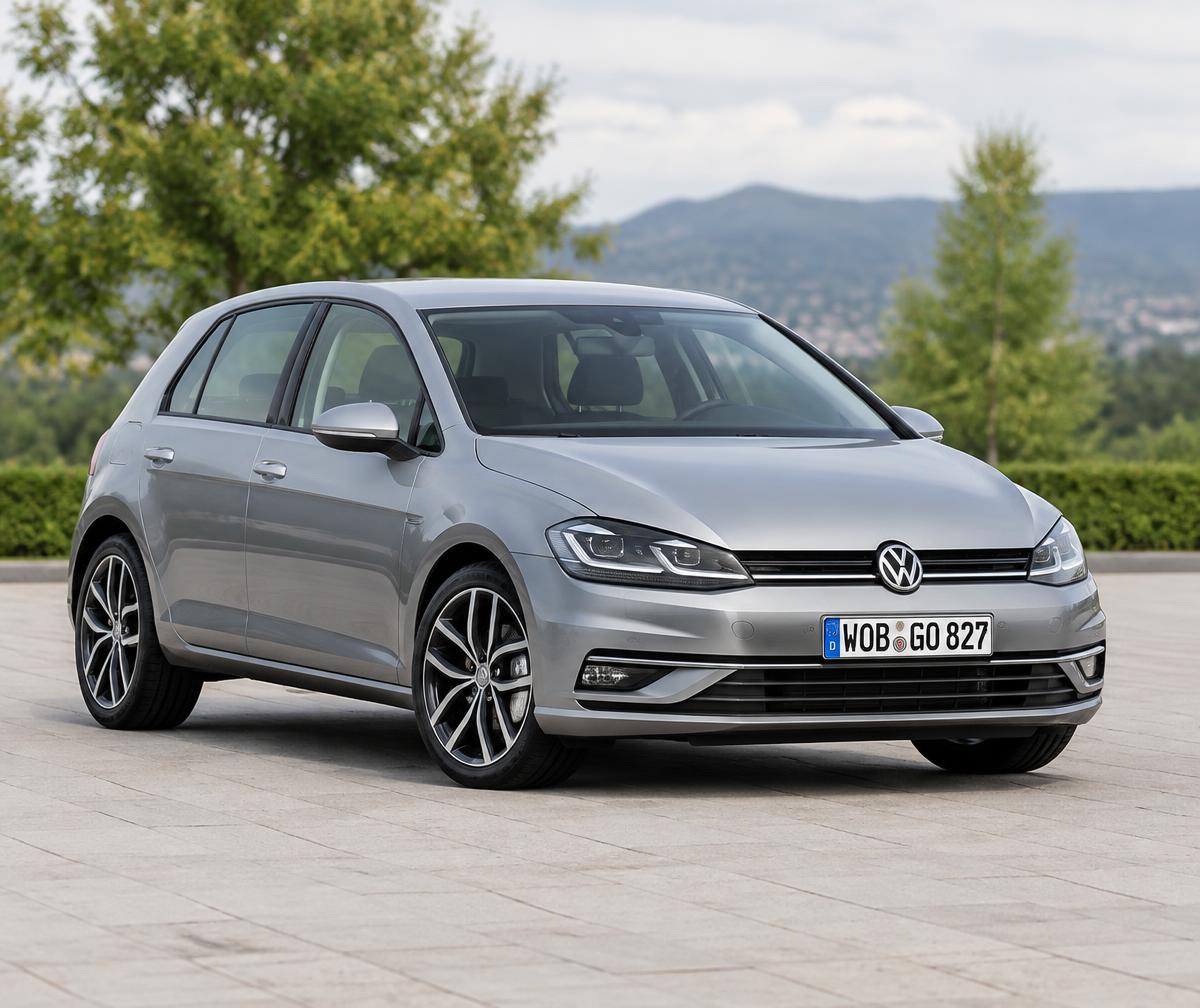 Volkswagen Golf gris plata